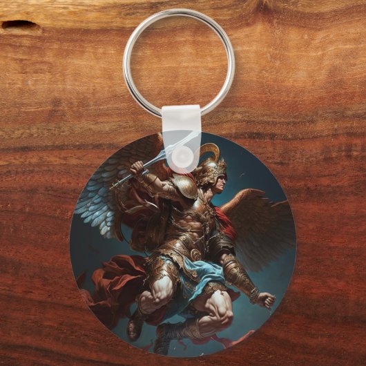 Saint Michael Sleutelhanger (Voorkant)