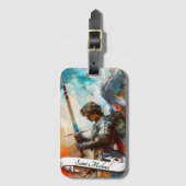 Saint Michael the Archangel Bagagelabel (Voorkant (verticaal))