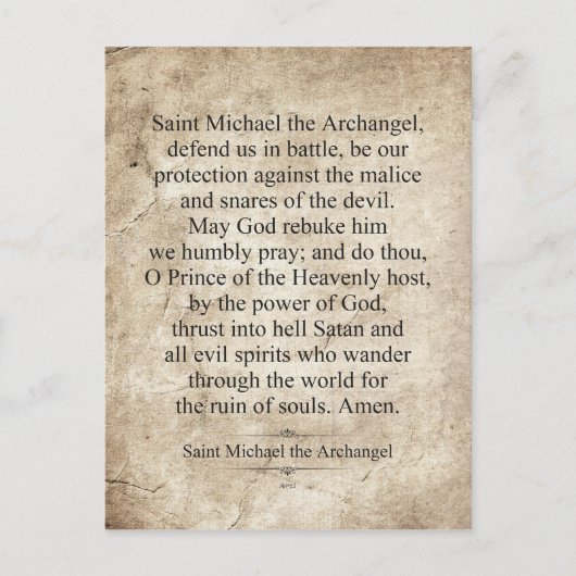 Saint Michael the Archangel Briefkaart (Voorkant)