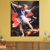 Saint Michael the Archangel Canvas Afdruk (Insitu (Woonkamer))