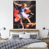 Saint Michael the Archangel Canvas Afdruk (Insitu (Slaapkamer))