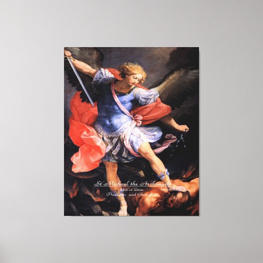 Saint Michael the Archangel Canvas Afdruk (Voorkant)