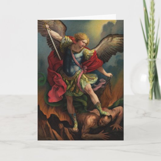 Saint Michael the Archangel Folded Kaart (Voorkant)