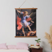 Saint Michael the Archangel Hangend Wandkleed (Slaapkamer)