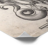 Saint Michael the Archangel, Hans Holbein Poster (Hoek)