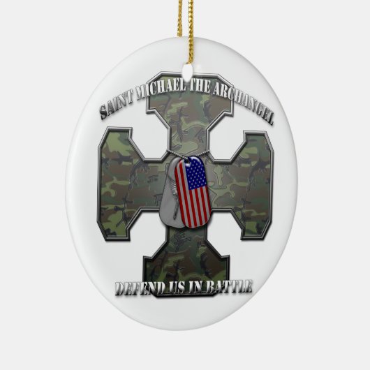Saint Michael the Archangel Keramisch Ornament (Rechts)