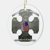 Saint Michael the Archangel Keramisch Ornament (Links)