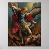 Saint Michael the Archangel Large Poster (Voorkant)