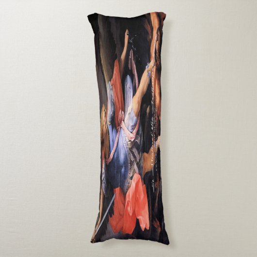 Saint Michael the Archangel Lichaamskussen (Voorkant Verticaal)