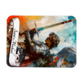 Saint Michael the Archangel Magneet (Horizontaal)