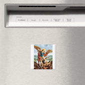 Saint Michael the Archangel Magneet (Insitu (Vaatwasser))