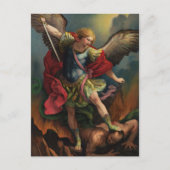 Saint Michael the Archangel Prayer Kaart (Voorkant)