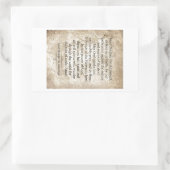 Saint Michael the Archangel Rechthoekige Sticker (Tas)