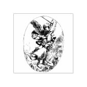 Saint Michael the Archangel Rubber Stamp Rubberstempel (Afrduk)