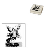 Saint Michael the Archangel Rubber Stamp Rubberstempel (Gestempeld)