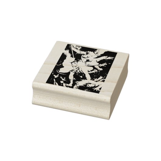Saint Michael the Archangel Rubber Stamp Rubberstempel (Stempel)