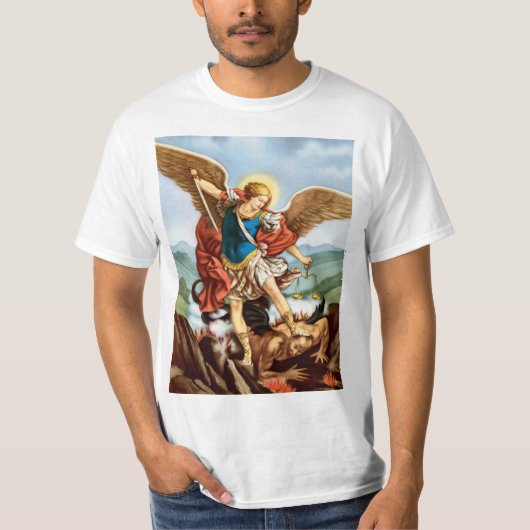 Saint Michael the Archangel T-shirt (Voorkant)