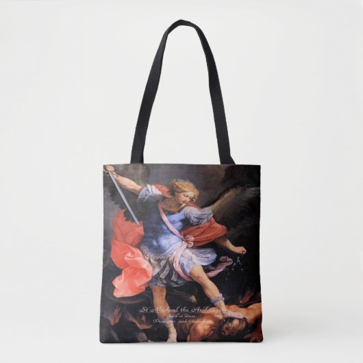 Saint Michael the Archangel Tote Bag (Voorkant)