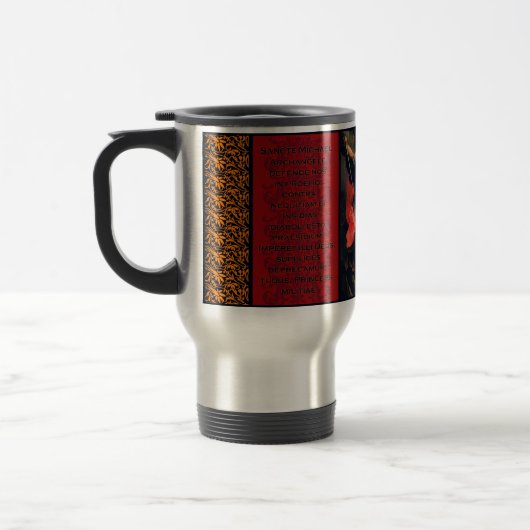 Saint Michael the Archangel Travel Mug Reisbeker (Links)