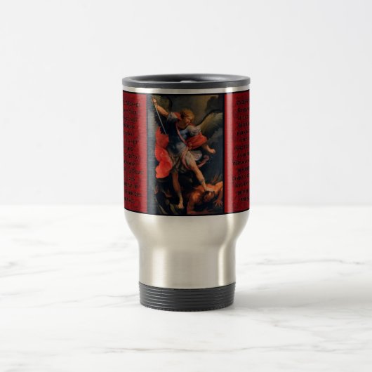 Saint Michael the Archangel Travel Mug Reisbeker (Center)