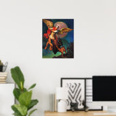 Saint Michael the Warrior Archangel Poster (Thuiskantoor)