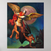 Saint Michael the Warrior Archangel Poster (Voorkant)