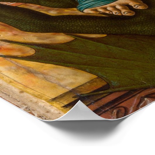 Saint Michael van Carlo Crivelli Poster (Hoek)