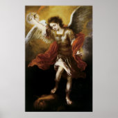 Saint Michael van Murillo Poster (Voorkant)
