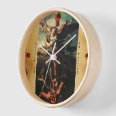 SAINT MICHAEL VANGUISHING SATAN Parchment (Hoek)