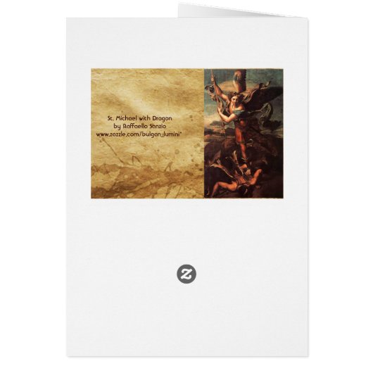 SAINT MICHAEL VANGUISHING SATAN Prayer (Achterkant)