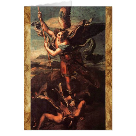 SAINT MICHAEL VANGUISHING SATAN Prayer (Voorkant)
