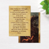 SAINT MICHAEL VANGUISHING SATAN Prayer Kaart (Bureau)