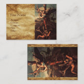 SAINT MICHAEL VANGUISHING SATAN VISITEKAARTJE (Voorkant / Achterkant)