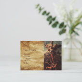 SAINT MICHAEL VANGUISHING SATAN VISITEKAARTJE (Staand voorkant)