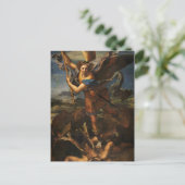 Saint Michael Vanquishing Satan Briefkaart (Staand voorkant)