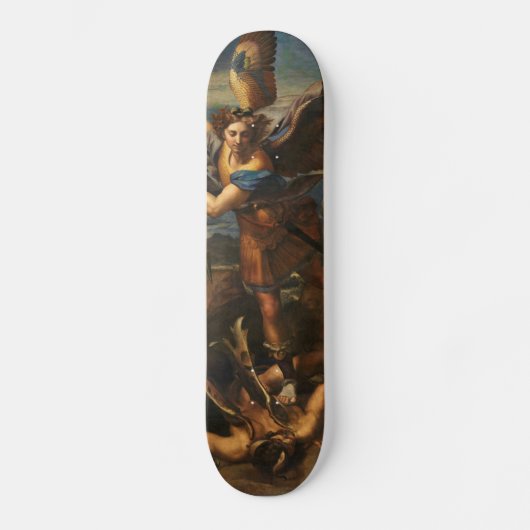 Saint Michael Vanquishing Satan Skateboard (Voorkant)