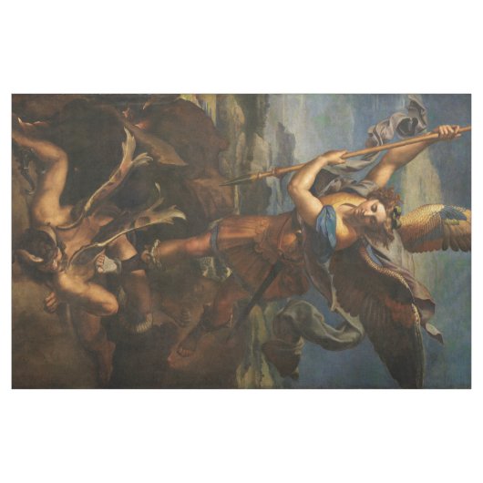 Saint Michael Vanquishing Satan Stof (Yard (91,4 cm))