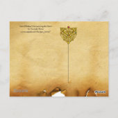 Saint Michael Vanquishing the Devil Briefkaart (Achterkant)