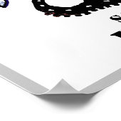 Saint Michael vecht tegen de draak Poster (Hoek)