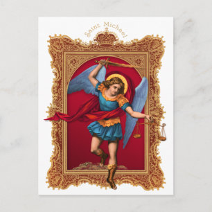 Saint Michael, verdedig ons Briefkaart