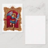 Saint Michael, verdedig ons Visitekaartje (Voorkant / Achterkant)