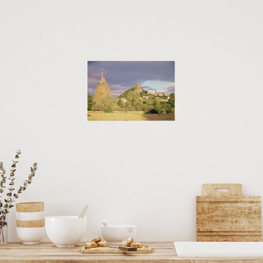 Saint Michel d'Aiguilhe, de Rocher Poster (Keuken)