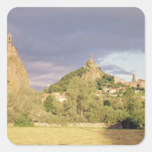 Saint Michel d'Aiguilhe, de Rocher Vierkante Sticker