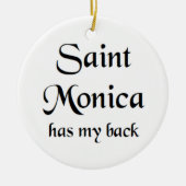 saint monica coffee mug keramisch ornament (Voorkant)