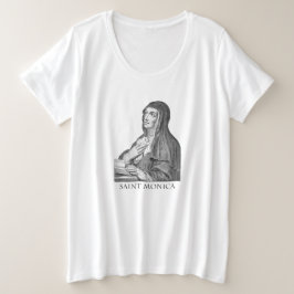 Saint Monica Grote Maat T-shirt