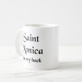 saint - monica koffie - mok (Voorkant links)