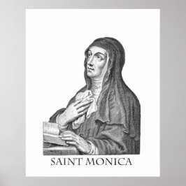 Saint Monica Poster