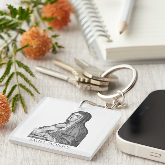 Saint Monica Sleutelhanger (Voorkant Rechts)