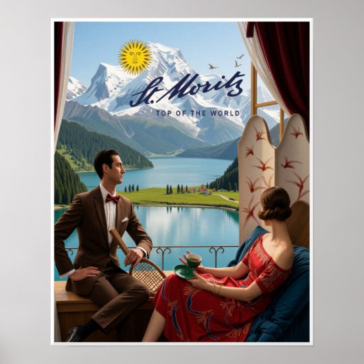 Saint Moritz Poster (Voorkant)