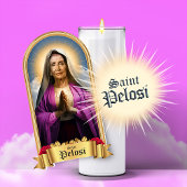 Saint Nancy Pelosi Gebedskaars Sticker